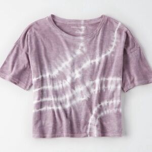 Tie Dye Boxy Crop T-Shirt | American Eagle